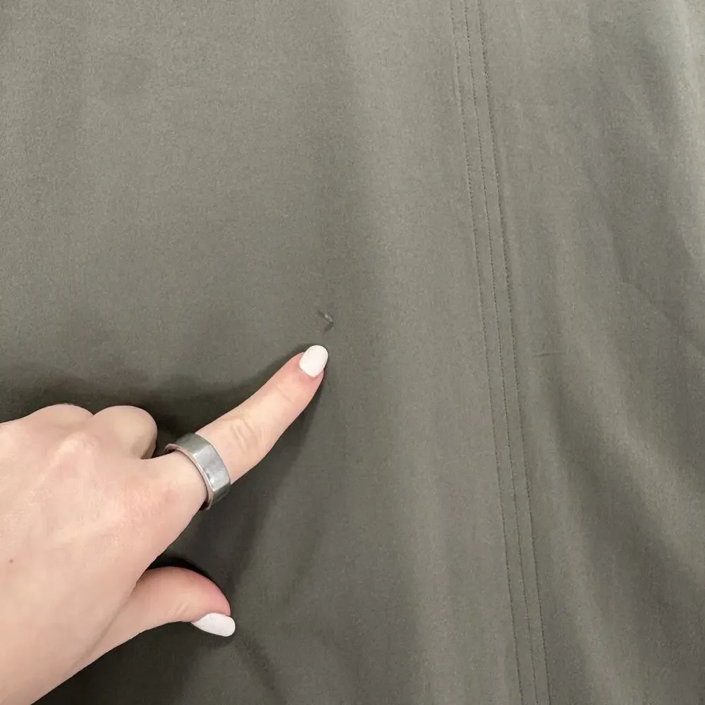 Athleta Hayes Pleated Back Maxi Dress Women Small Green Travel Minimalist Resort - Picture 2 of 14